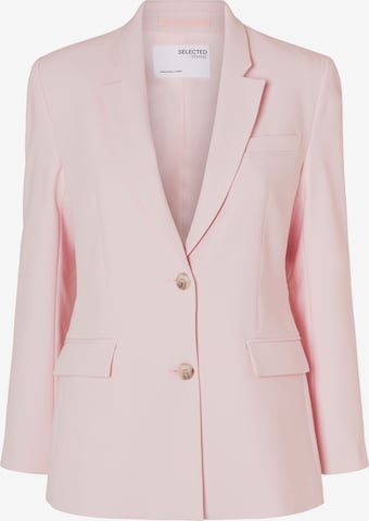 Blazer 'Rita' SELECTED FEMME en rose : devant