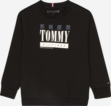 TOMMY HILFIGER Tréning póló - fekete: elől