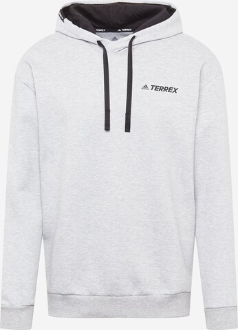 ADIDAS TERREX Sportsweatshirt in Grijs: voorkant