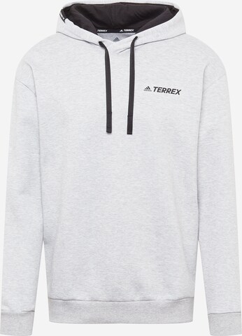 ADIDAS TERREX Sports sweatshirt in Grey: front