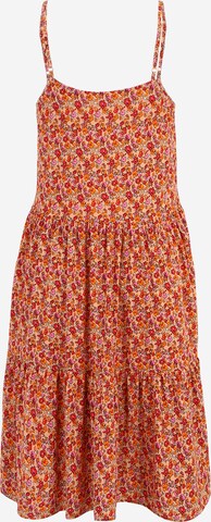 SAINT TROPEZ فستان صيفي 'Eda' بلون برتقالي