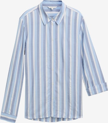 Chemisier TOM TAILOR en bleu : devant