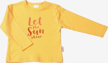 LILIPUT Niedliches Langarmshirt mit 'Let the sun shine'-Print in Gelb: predná strana