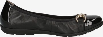 CAPRICE Ballet Flats in Black