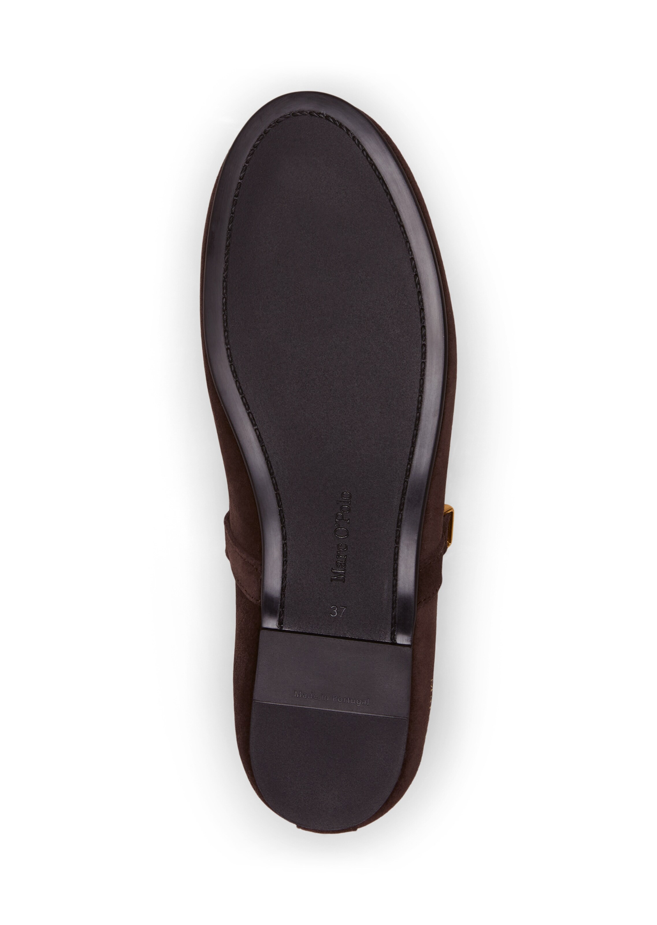 Marc O'Polo Strap ballerina 'Gina' in Brown