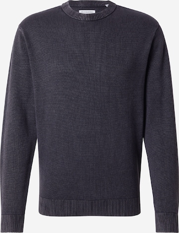 JACK & JONES Pullover 'JJECHARGE' in Schwarz: Vorderseite