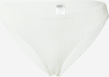 Monki Bikini Bottoms in White: front