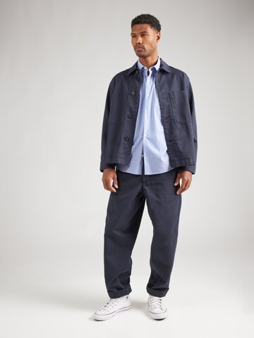 ANNARR - Ajuste regular Camisa 'ANRVOLUND' en azul