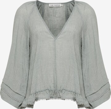 The Fated Blouse 'RIO' in Groen: voorkant