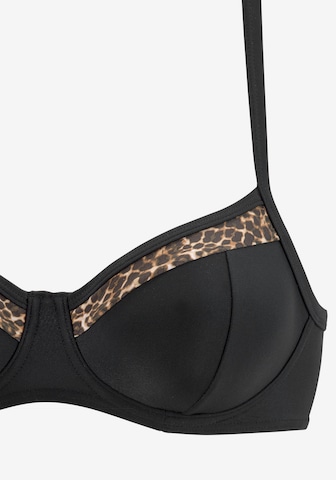 LASCANA - Clásico Top de bikini 'Adele' en negro