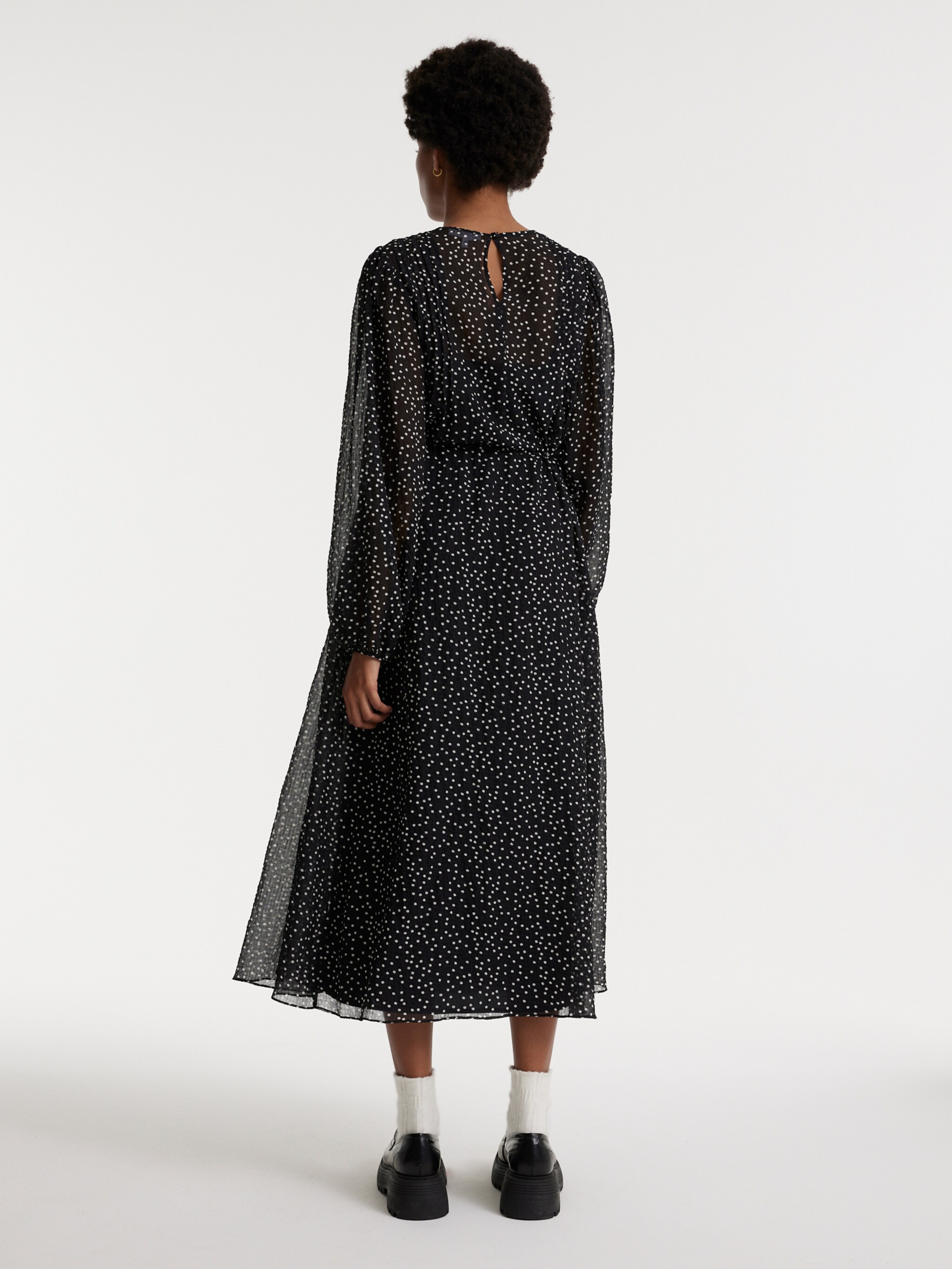 EDITED Producten Jurk 'Alisia' Zwart