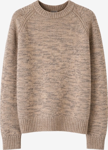 GOBI Cashmere Pullover 'Unisex Mouline Cashmere Sweater' in Beige: Vorderseite