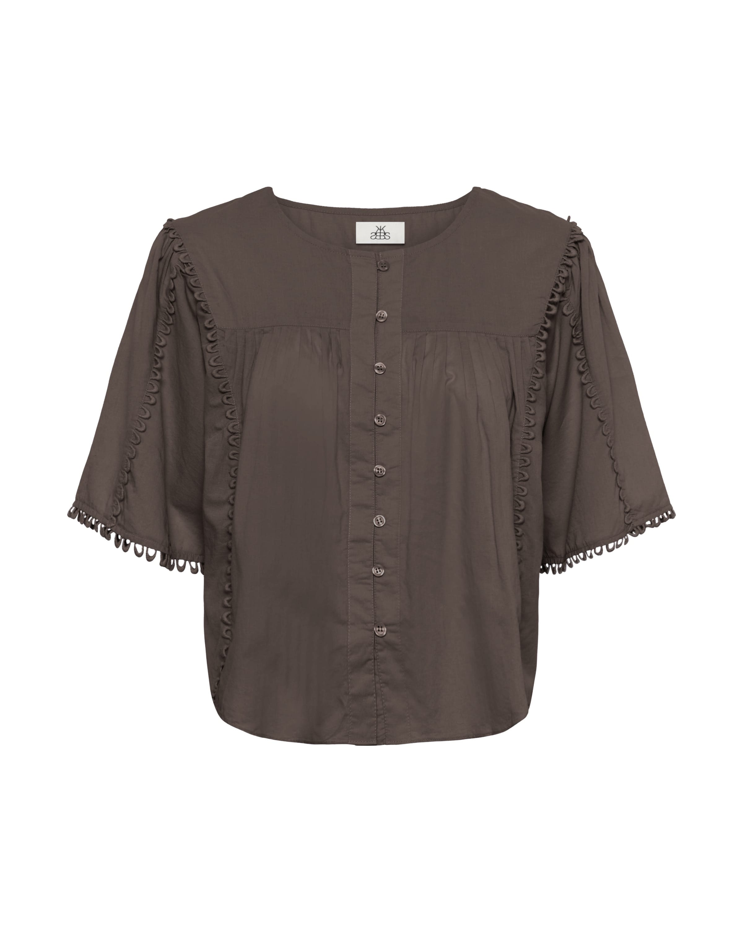 Chemisier KAREN BY SIMONSEN en marron : devant