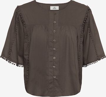 Chemisier KAREN BY SIMONSEN en marron : devant