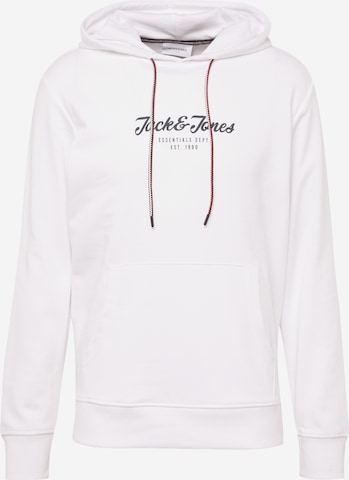 JACK & JONES Sweatshirt 'Henry' in Wit: voorkant