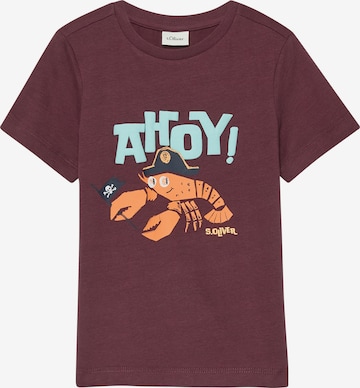 T-Shirt s.Oliver en rouge : devant