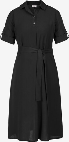 Robe-chemise ' SILVIA ' Karko en noir : devant