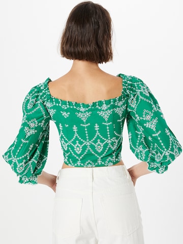 Gina Tricot Blouse 'Tindra' in Green