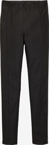 TOM TAILOR DENIM Regular Leggings in Black: front