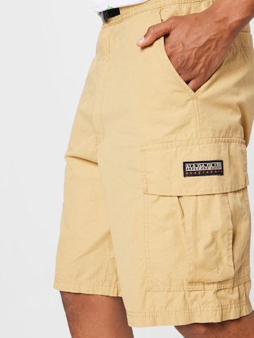 NAPAPIJRI Regular Cargo Pants 'DRU' in Beige