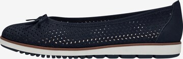 TAMARIS Ballet Flats in Blue