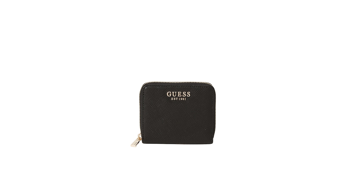 GUESS Geldbörse Elenia SLG Zip Around Wallet Black GUESS Geldbörse Elenia SLG Zip Around Wallet Black