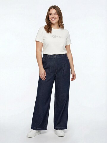 Guido Maria Kretschmer Curvy Shirt 'Shelly' in Wit