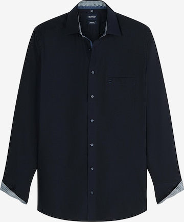 OLYMP Button Up Shirt in Blue: front
