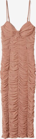 Bershka Cocktail dress in Pink: front