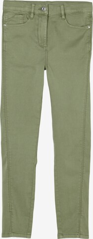 s.Oliver Skinny Broek in Groen: voorkant