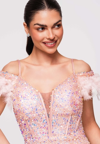 Ombre Evening dress in Pink