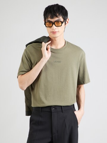 BOSS Tričko - Zelená: predná strana