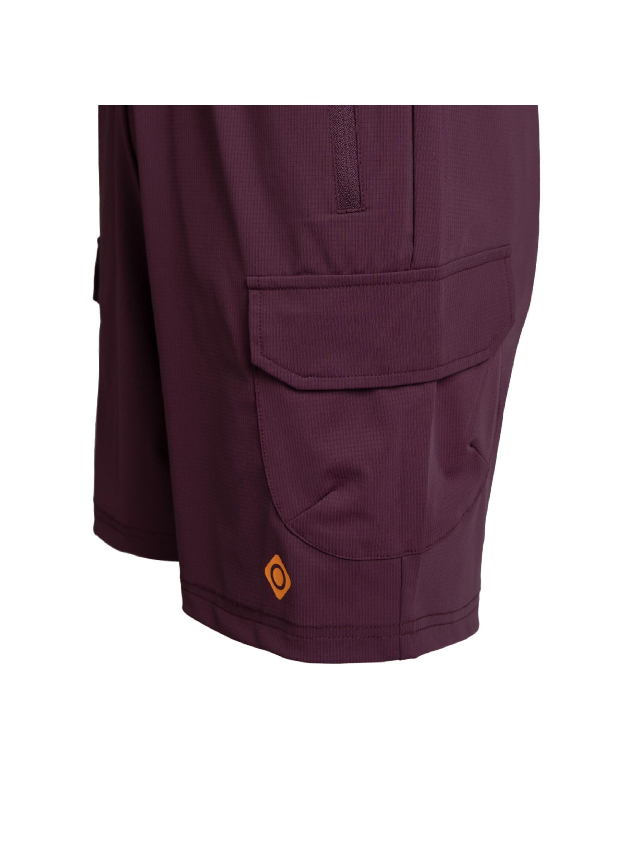 Regular Pantalon 'PANTALÓN CORTO MONTAÑA HOMBRE DERBY M' Izas en rouge