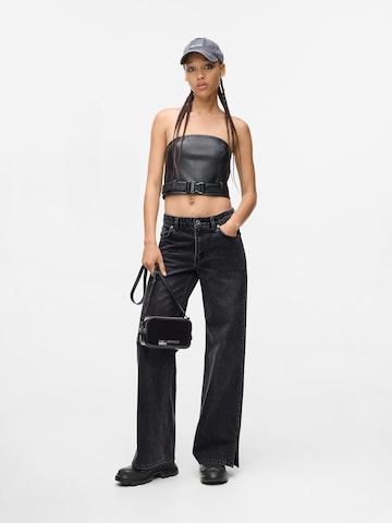 KARL LAGERFELD JEANS Wide leg Τζιν σε μαύρο