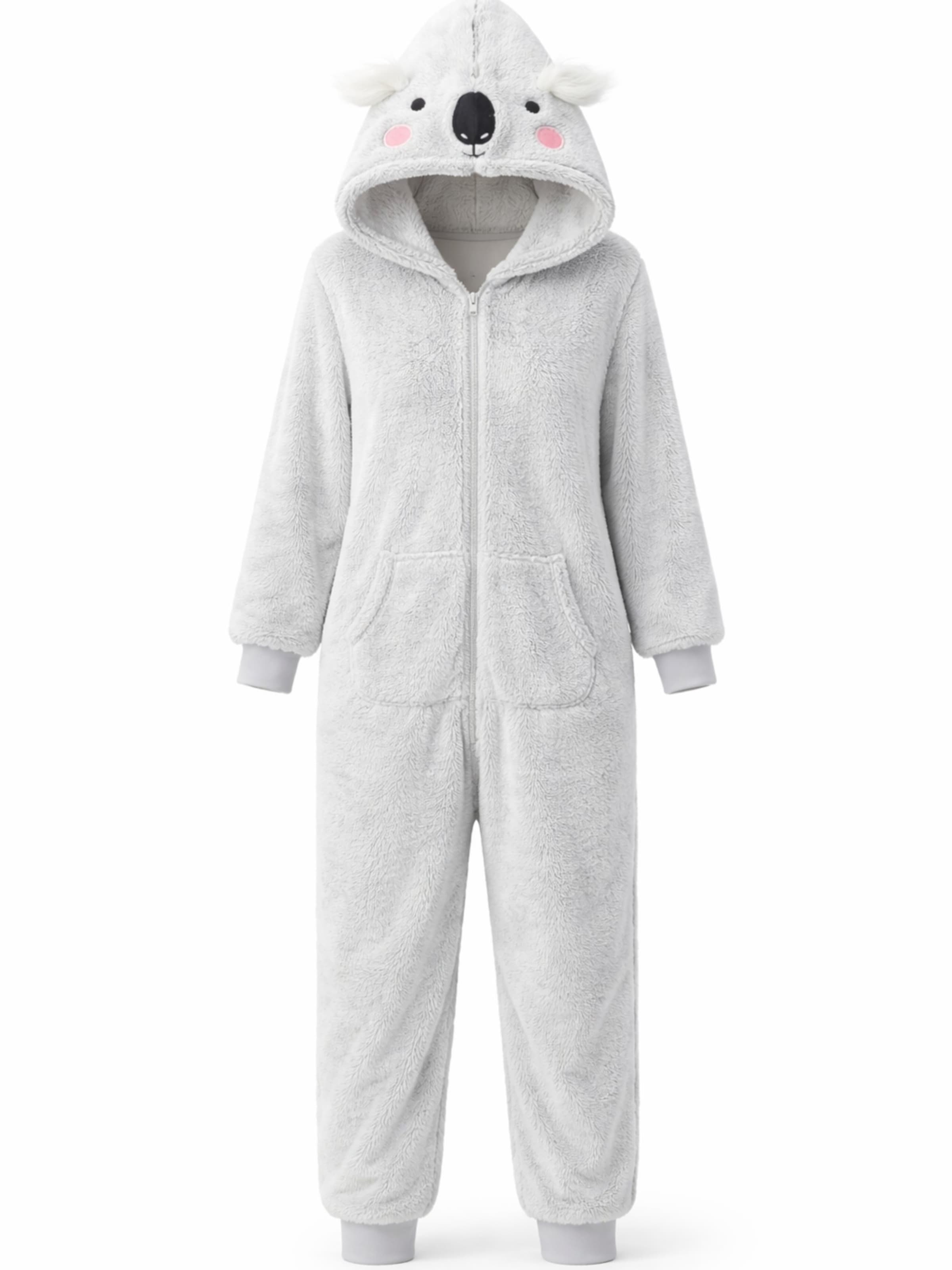 LEAFLETIC Jumpsuit 'Leafletic Women’s Overall'‌‌ in Grau: Vorderseite