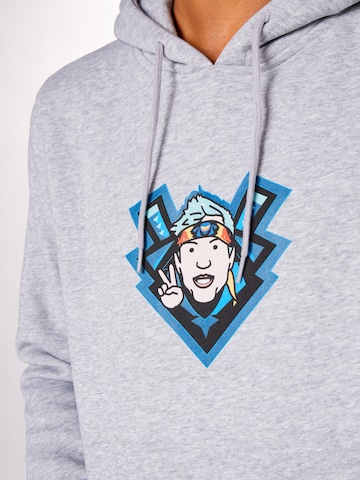 Mister Tee Sweatshirt 'Gaming' in Grijs