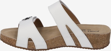 JOSEF SEIBEL Mules 'Tonga' in White