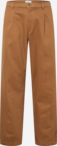 Regular Pantalon à pince 'Ben' Woodbird en beige : devant