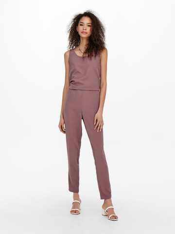 ONLY Jumpsuit in Bruin: voorkant