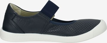 Softinos Ballet Flats with Strap in Blue