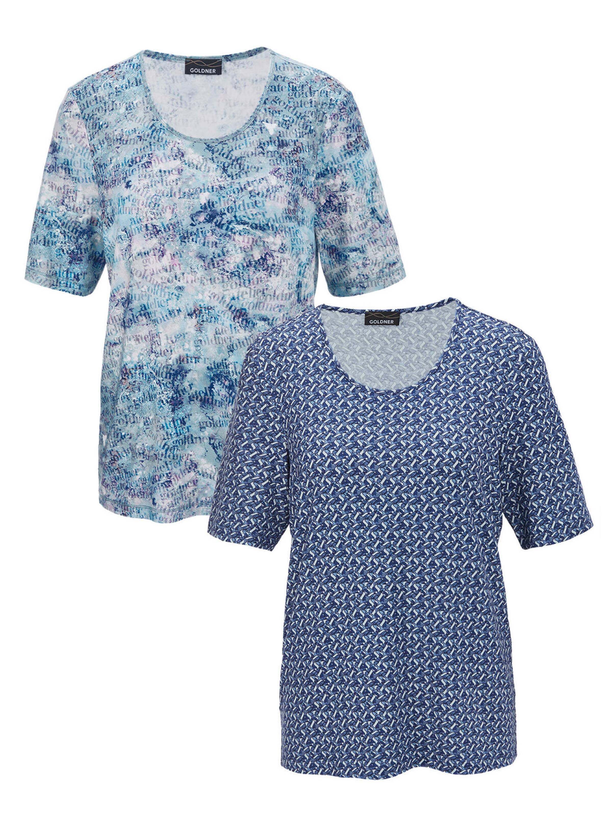 Goldner Shirt in Blauw: voorkant