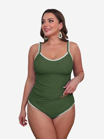 Cupshe Tankini in Grün