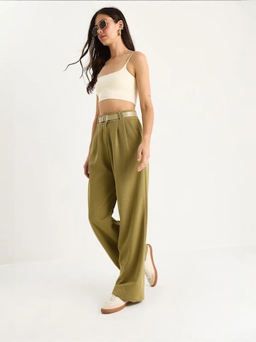 Bianco Lucci Loosefit Hose in Grün