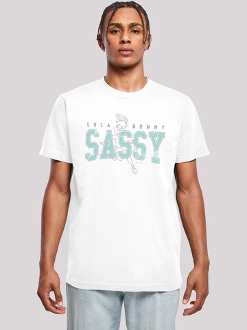 F4NT4STIC T-Shirt 'Looney Tunes Lola Bunny Sassy' in Weiß: Vorderseite