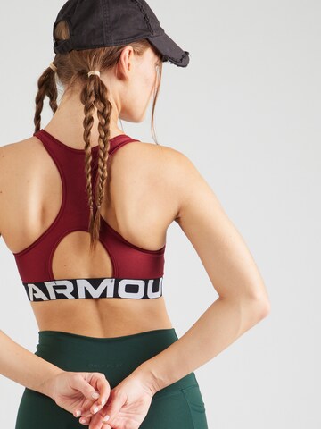 UNDER ARMOUR Bustier Sports-BH 'Authentics' i rød