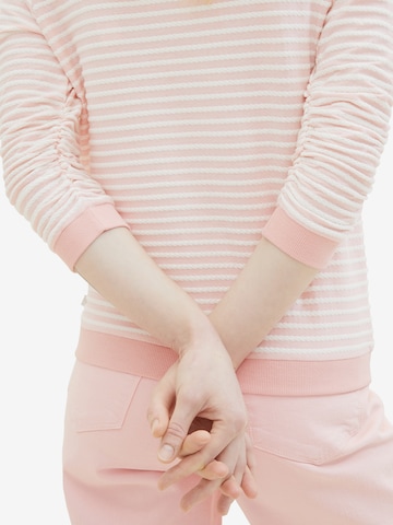 TOM TAILOR DENIM - Sweatshirt em rosa