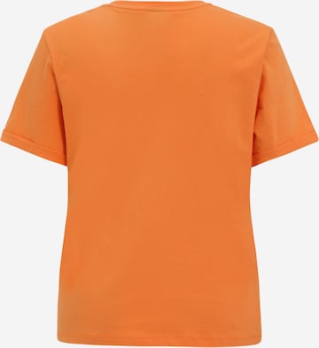 PIECES Shirt 'RIA' in Oranje