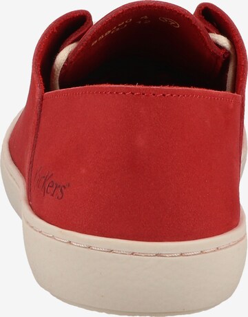 Kickers Athletic Lace-Up Shoes in Red