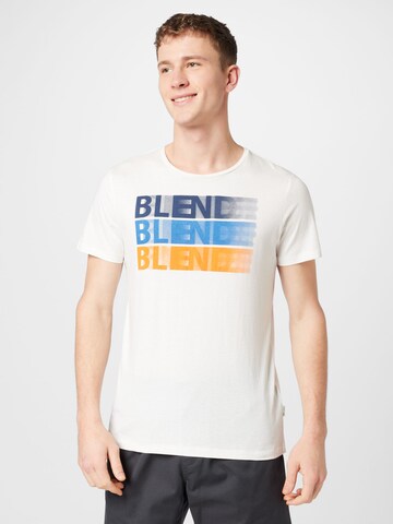 BLEND Shirt in Wit: voorkant