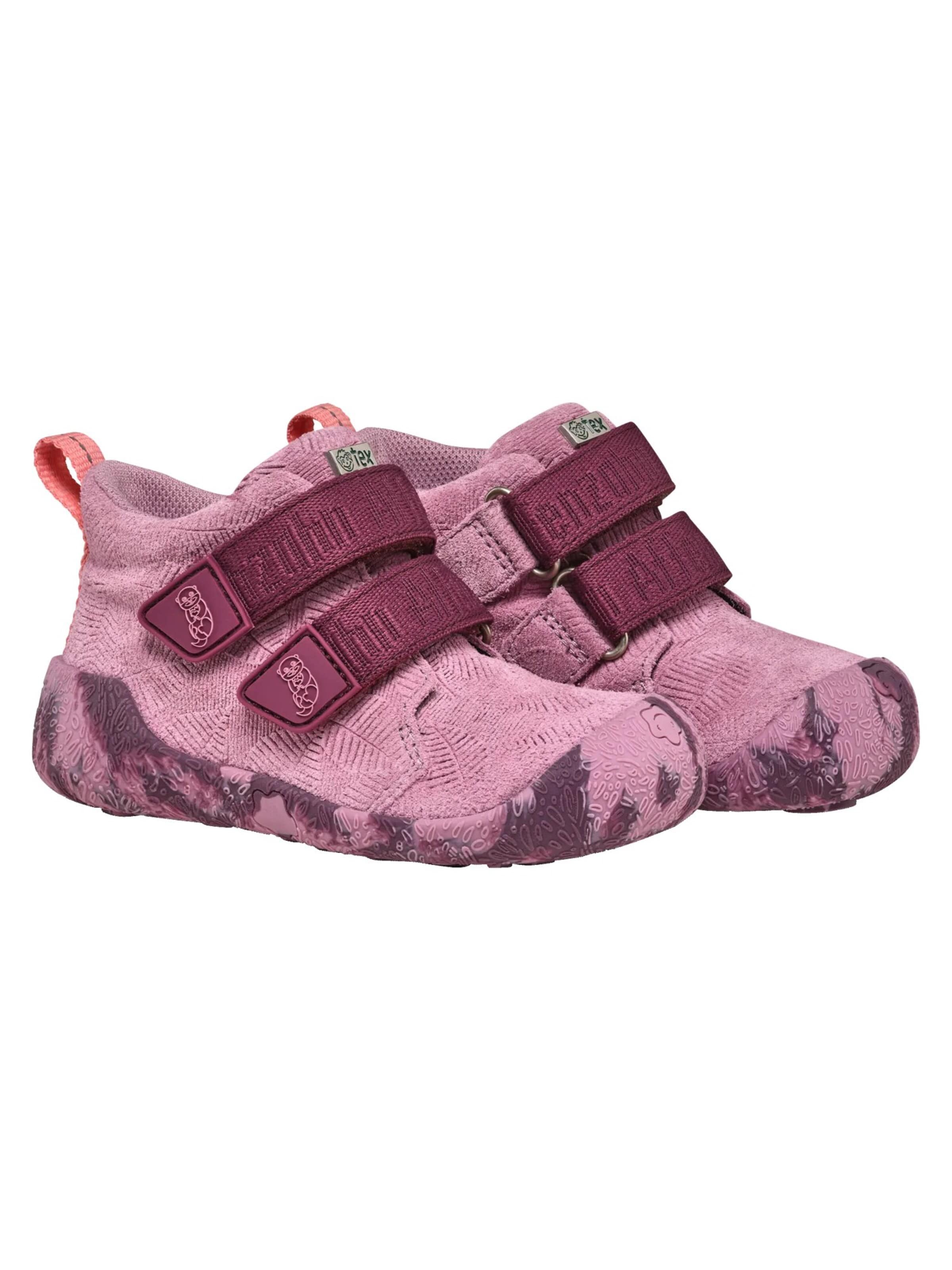 Affenzahn First-Step Shoes 'Lauflernschuh Leder Talky' in Pink